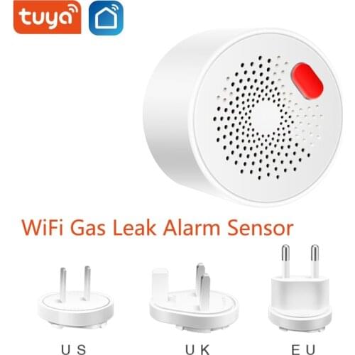WiFi GAS LPG Leak Sensor Fire Security Alarm Detector Tuya / Smart Life APP Control Smart Home Safety GAS Leakage Sensor