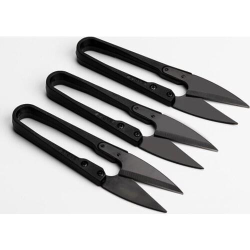 1 pcs U Shape Clippers Trimming Sewing Scissors Nippers Sewing Embroidery craft Scissors Tailor tijeras de costura mini scissors