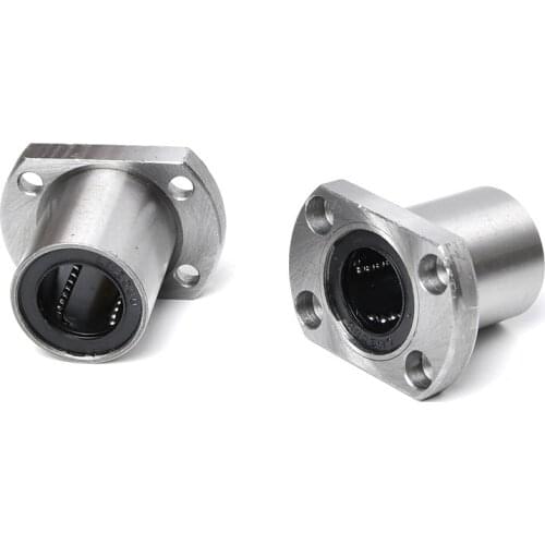 50pcs/lot LMH6UU/ LMT6UU Flange type linear bearing 6x12x19mm