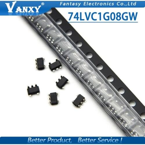 10pcs 74LVC1G08GW VE SOT-353 74LVC1G08 SOT353 74LVC1G08G SOT