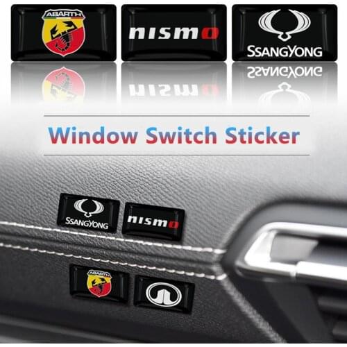 10pcs Car Random Sticker Window Switch Sticker For BMWs Mini Cooper Fridge One S F56 R56 R57 R58 R59 R60 JCW Countryman Clubman