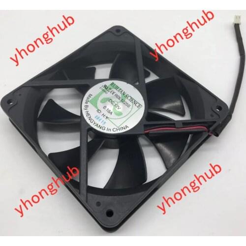 RUILIAN RDL1225S Server Cooling Fan DC 12V 0.18A 120x120x25mm 2-wire