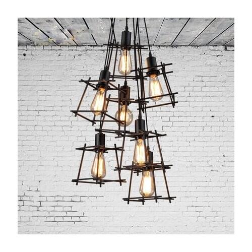 American Country Vintage Pendant Lights Fixture Nordic Industrial Droplight Home Indoor Restaurant Cafes Pub Bar Club Lighting