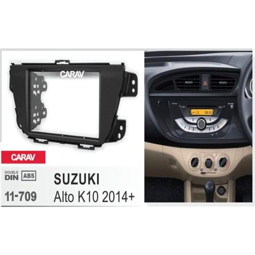 CARAV 11-709 double din dash kit audio car stereo radio install dash kit for SUZUKI Alto K10 2014