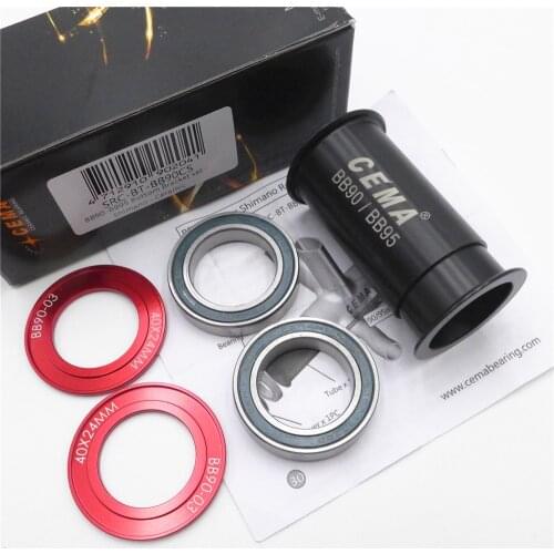 CEMA BB90 to 24mm Road Bike Press Fit Ceramic Bearing Bottom Bracket