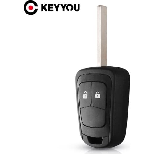 KEYYOU New 2 Button Car Remote Key Shell Fob Case For Chevrolet AVEO Cruze For Opel Camaro Cruze Equinox Impala Malibu Sonic
