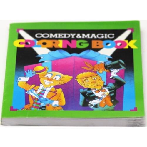 Comedy Small Size Coloring Book Magic Books Close-Up Street Magic Tricks Grimoire Spellbook Children Magic Puzzle Toy