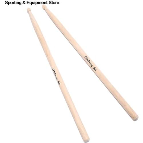 Lightweight wood color drum sticks musical aparts Maple 5A Size Maple Wood Drumsticks Stick for Drum