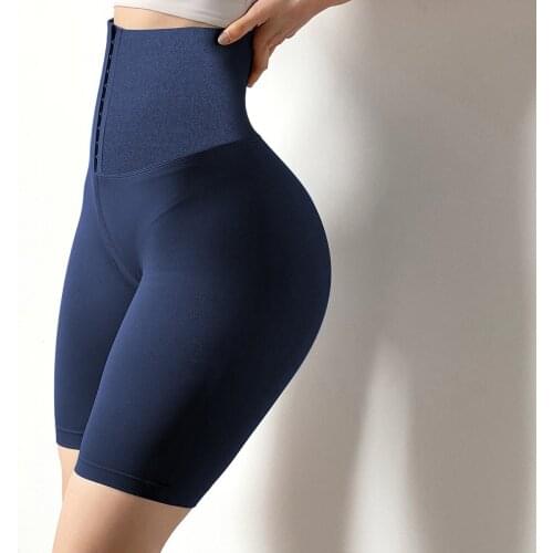 Sports Short Fitness Women Summer Yoga Shorts High Waist Push-up Trousers Squat Proof Running Bermuda Shorts Slim Gym Work Wear