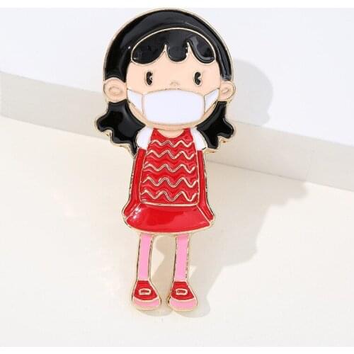Cute Enamel Jewelry Cartoon Lovely Nurse Doctor Brooches Hospital Medical Stethoscope Ambulance Badge Lapel Pins Accessory брошь