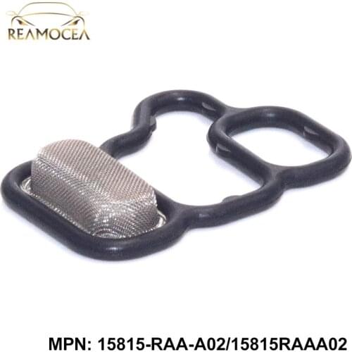 Reamocea VTEC Solenoid Gasket Spool Valve Filter 15815RAAA02 15815-RAA-A01 Fit for Honda Accord CR-V Element Acura RDX RSX TSX