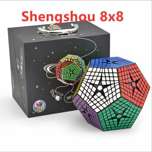Shengshou 8x8 Megaminxed Cube 8x8x8 Dodecahedron cube shengshou Megaminxed 8x8 magic cube 12 sided Cubo Magico Puzzle Toys