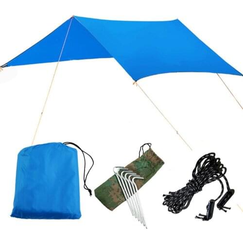 Shi Yi outdoor waterproof large canopy simple camping tent multi-person family beach awning pergola wholesale
