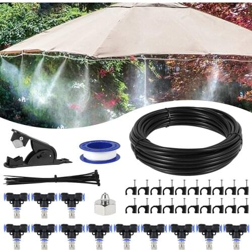 Fog Mist System China Supplier Air Conditioner Working Pressure 12 Bar Water Spray Cooling System