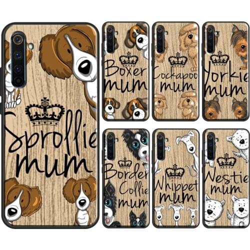 Labrador Jack Russell Corgi Mum Dog For OnePlus 9 7 8 Pro 8T Nord Case For OPPO Realme C3 C11 C15 GT X2 X7 X50 6 7 Pro Cover
