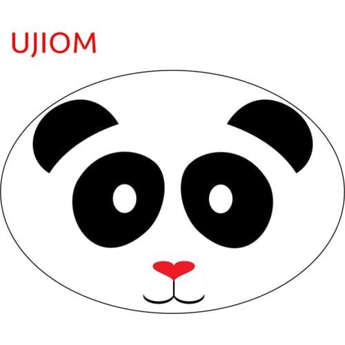 UJIOM Cute Panda Home Decoration Living Room Decor Wall Stickers Waterproof Bathroom Kitchen Room Decor Vinyl Wall Decal