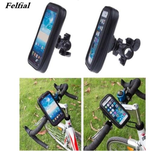 Waterproof Motorcycle Bike Bicycle Handlebar Mount Holder Case For xiaomi Redmi Note For Samsung s20 For iphone 12 For huawei
