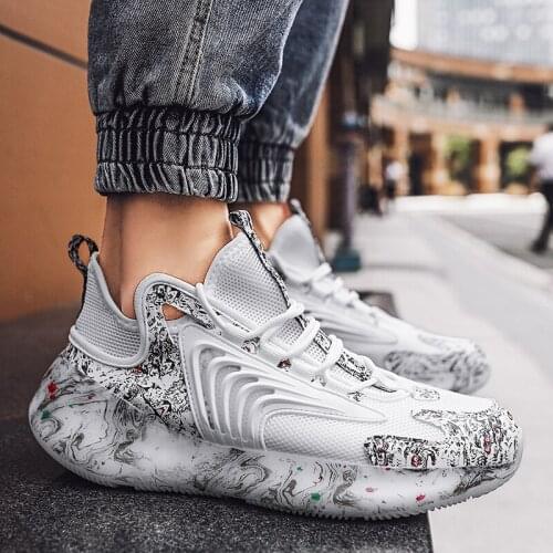 High Top Sneakers Mens Sneakers Casual 2020 Sport Shoes Men White Trainers Breathable For Sports Black Man Bona Mesh Korean