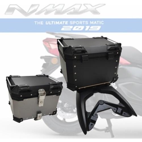 High Quality MOTO For Yamaha NMAX 125 155 NMAX155 NMAX125 2016 2017 2018 Trunk Storage Top Tail Box Rear Luggage Case waterproof