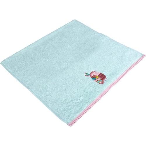 Land Of dowry Owl Lux Baby Towel Green