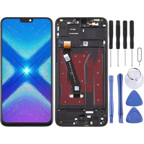 LCD Screen and Digitizer Full Assembly with Frame for Huawei Honor 8X