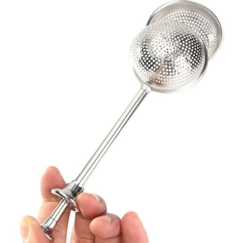 1pcs Reusable Stainless Steel Mesh Tea Infuser Mesh Loose Tea Ball Home Convenient Necessary Filter Tea Leaf Strainer