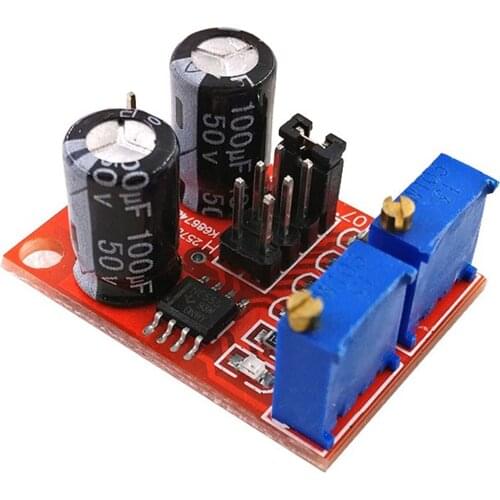 10 pcs / lot NE555 Pulse Frequency Duty Cycle Square Wave Rectangular Wave Signal Generator Adjustable NE555P Module