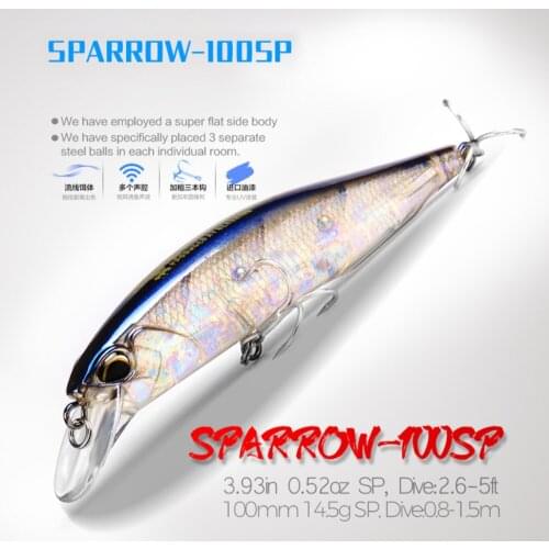 14Color Minnow 10cm/15g Hot Model JERK Fishing Lure Hard Bait 14Color Quality Minnow Professional Depth 0.8-1.5m For Ice Fishing