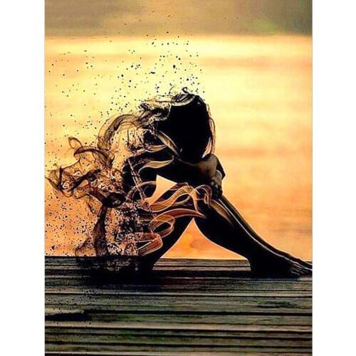 5d Diamond Painting Girl Full Drill Square Diamond Embroidery Mosaic Portrait Picture Of Rhinestones Home Decor