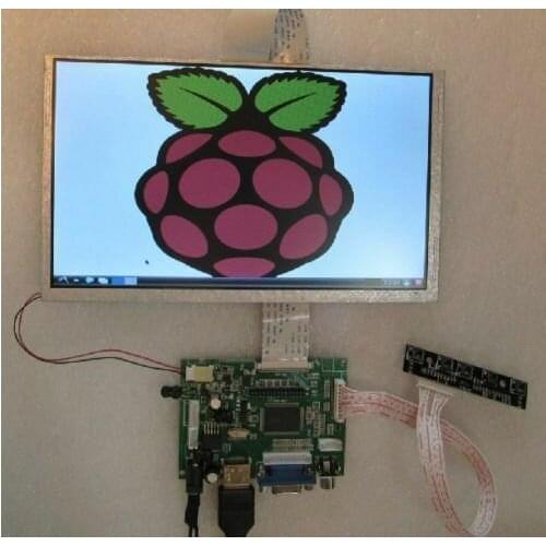 7 inch LCD Screen Display Monitor for Raspberry Pi + Driver Board HDMI/VGA/2AV