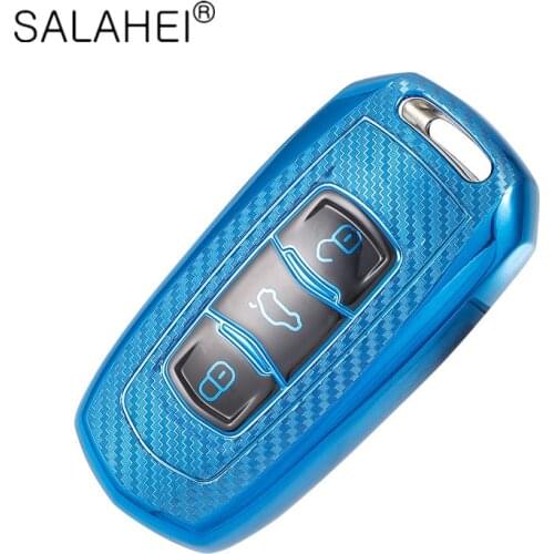 Carbon Fiber TPU Car Key Case Car Remote Key Case Shell For Geely Atlas Boyue NL3 EX7 EmgrandX7 EmgrarandX7 SUV GT GC9 borui