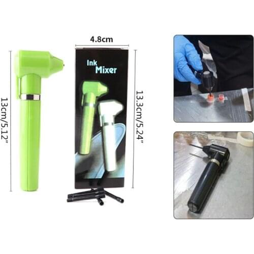 Electric Tattoo Ink Mixer Pigment Agitator Machine with 5 Mixing Sticks Set C1FF