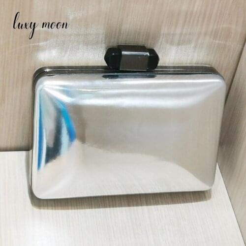 Mirror Clutch Bags for Women Shining Luxury Designer Handbag Silver Box Evening Bags Chain Shoulder Womens Evening Clutch Z177