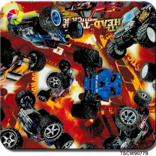 ROYAL TSAUTOP Size 1m x 10m water transfer printing film holographic water transfer film WDF9077