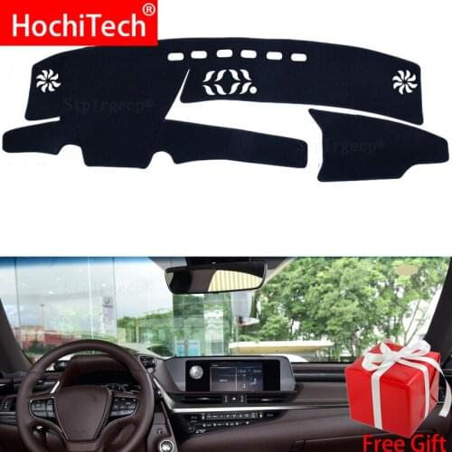 Car Dashboard Avoid Light Pad Instrument Platform Desk Cover Mats Carpets for Lexus ES350 ES300 ES330 ES300h XZ10 2019-2020