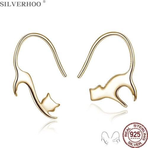 LEKANI 925 Sterling Silver Earrings 2021 Fashion kitten Design Luxury Brand Earrings For Women Hot Sale Engagement Gifts