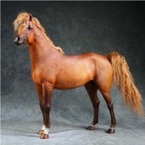 MR.Z MRZ051 1/6 Scale Resin Arabian Horses Simulation Model Red Horse Animal Toys Collectible In Stock
