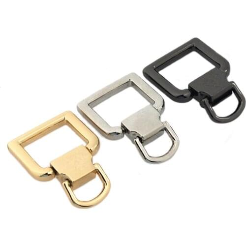 2pcs Metal Bag Side Edge Hang Buckle Fashion Durable Clip Clasp for DIY Leather Craft Bag Strap Belt Handle Shoulder Accessories
