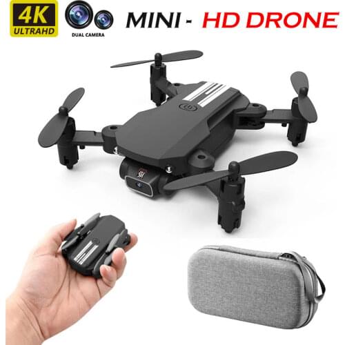 LSRC 2021 New Mini Drone 4K 1080P HD Camera WiFi Fpv Air Pressure Altitude Hold Black And Gray Foldable Quadcopter RC Dron Toys