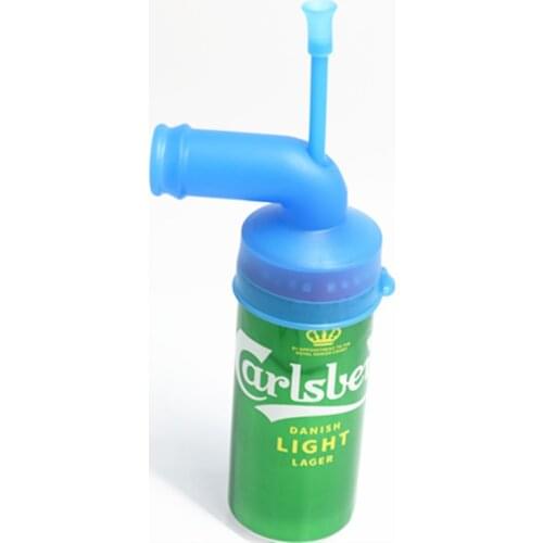 Food Grade Silicone Can Beer Snorkel,Can Drinking Bong,Chug a Can for Quick Drinking