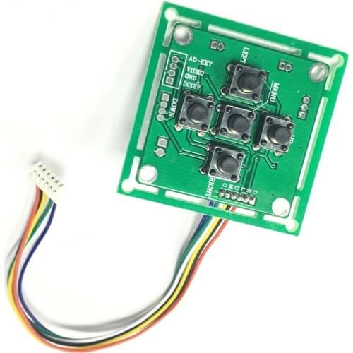 Diske OSD Video Menu Board 6PINs for CCTV Camera Board Module AHD Camera Analog Camera OSD Menu-Board