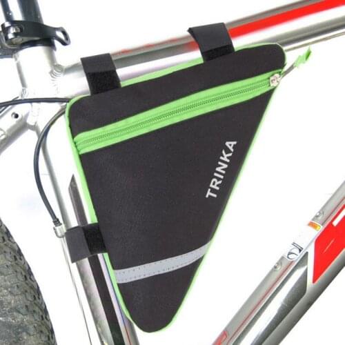 Bicycle Front Beam Package Triangle Bag Outdoor Riding Trinka Keys Water Bottle Goggles Sundries Bike Bag Tube Cycling Bags New