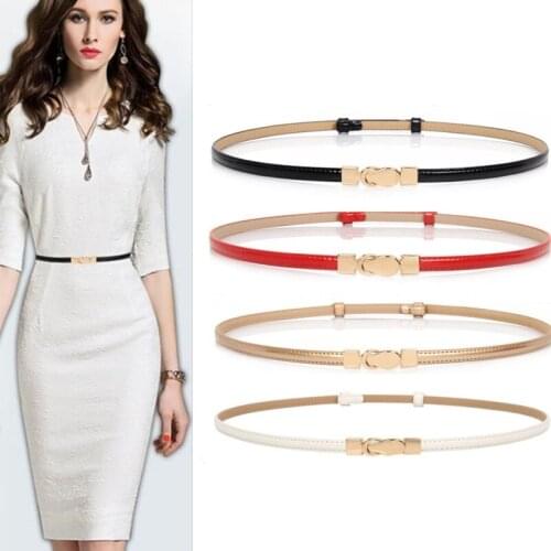 White Patent Leather Belt Ladies Dress Skirt Waistbands For Dress Genuine Leather Strap Fashion Cintos Femininos Free Shipping
