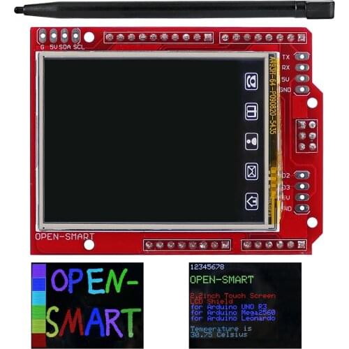 2.2 inch TFT LCD Display module Touch Screen Shield onboard temperature sensor + Pen for Arduino UNO R3/ Mega 2560 R3 / Leonardo