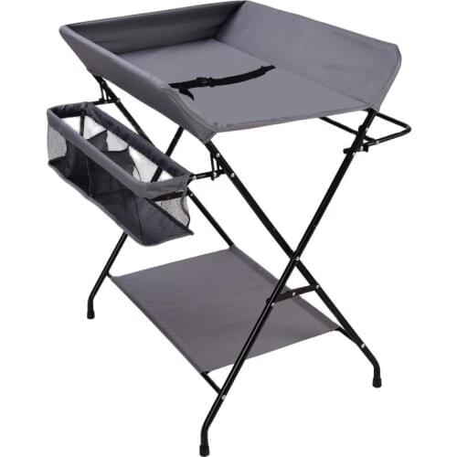 Baby diaper table foldable portable newborn care table baby massage touch bath changing table
