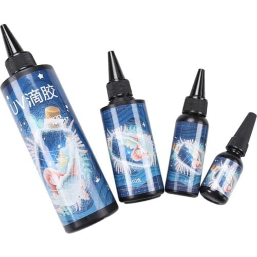 200g uv resin hard glue for jewelry by uv resin lamp curing light