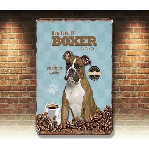 Retro Vintage Metal Tin Signs Animal Plaque Art Plate Customization Wall Decor