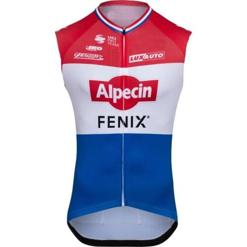 WINDSTOPPER WINDOF 2021 ALPECIN FENIX TEAM NL CHAMPION ONLY CYCLING GILET SLEEVLESS VEST JERSEY WEAR ROPA CICLISMO
