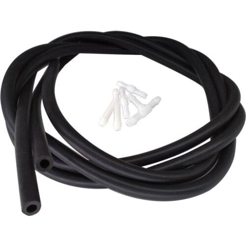 1M 2M Car wiper spray hose Nozzle Glass Water Jets Car On Front Hood Bonnet Wiper Washer Spray Windshield Washer Hose DIY