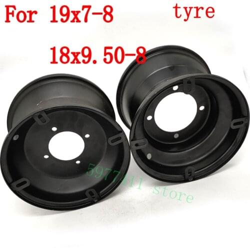 18x9.50-8 19x7-8 Tubeless Tire For Front And Rear 8-Inch Iron Wheel of ATV go kart
